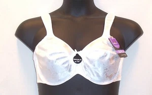 Sujetador minimizador de alambre Bali 36 D estilo 3563 cobertura completa nuevo con etiquetas blanco envío gratuito - Imagen 1 de 2