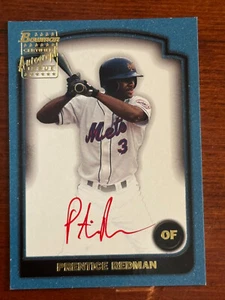 Prentice Redman 2003 Bowman Signs of the Future Card #SOF-PR RC AUTO-RED INK-SP - Picture 1 of 2