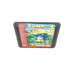 Sonic 3 for 16 bit Game Card Game Cartridge for Sega Mega Drive Genesis System