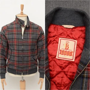 Authentic Men's Baracuta G9 Wool Luxury Fabric Bomber Jacket Size M,fits ~S-M - Picture 1 of 16