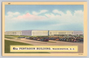 Postcard The Pentagon Building Washington DC B.S. Reynolds C.T. - Picture 1 of 3