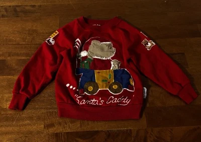 Suéter Bebé Garannimals Vintage Papá Noel Caddy Hecho en Estados Unidos 4t Foto 1 de 4