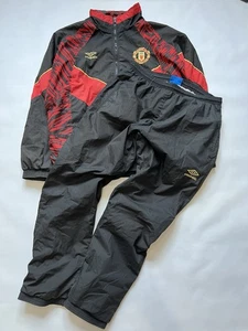 Vintage 1992 1994 Umbro Manchester United Anzug Trainingshose XLarge - Bild 1 von 13