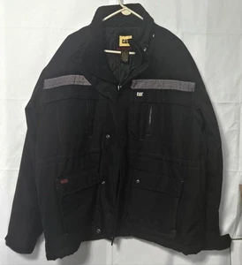 Caterpillar CAT Heavy Insulated Parka Herren XXLarge schwarz reflektierend ohne Kapuze - Bild 1 von 10