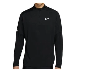 Nike Uomo Element Mezza Zip Nero DD4756-010 Taglia Large - Foto 1 di 13