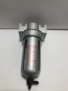 1/4" Mid Flow Particulate Filter Water Trap Separator Compressed Air Compressor - Picture 1 of 5