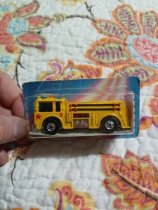 Vtg Hot Wheels Fire Eater Truck #4001 Cut Card 1987 Yellow - Picture 1 of 7