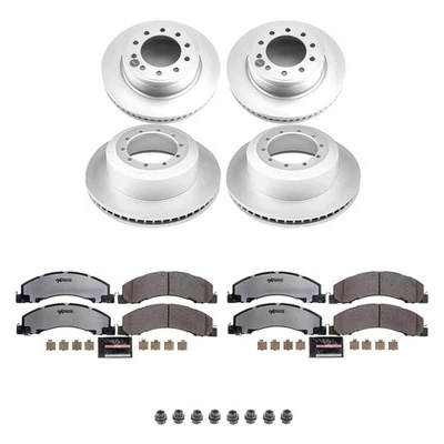 For Ram 4500 11-12 PowerStop Z36 Evolution Geomet Plain Front & Rear Brake Kit Foto 1 de 4