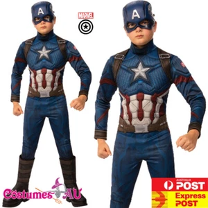 Disfraz de Capitán América con licencia para niños Superhéroe infantil Marvel Vengadores Trajes - Imagen 1 de 5