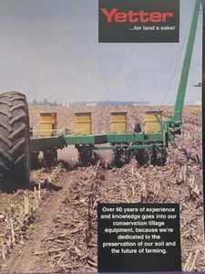Vintage Yetter Equipment Brochure 1990s - Picture 1 of 1
