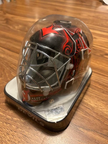 Franklin NJ New Jersey Devils Mini Helmet goalie excellent Cover