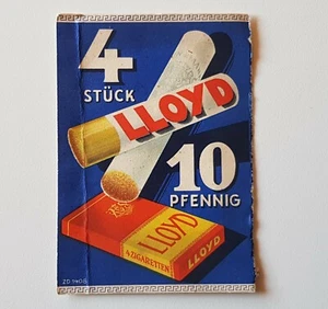 Abstreichliste für Zigarettenbilderalbum Flottenbilder Lloyd Zigaretten Bremen - Bild 1 von 2