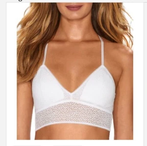 Womens Bra Size M DKNY Modern Lace Longline Wirefree Bralette - Picture 1 of 8
