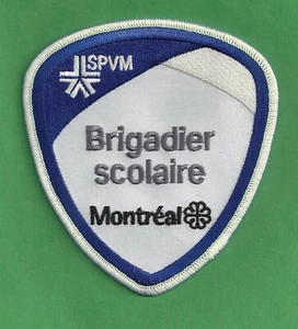 MONTREAL QUEBEC CANADA BRIGADIER SCOLAIRE SCHOOL POLICE SHOULDER PATCH - Picture 1 of 1