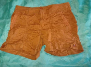 Size 9 Women's Juniors Girl True Craft Cargo Shorts Brown Rust Female Summer - Picture 1 of 5