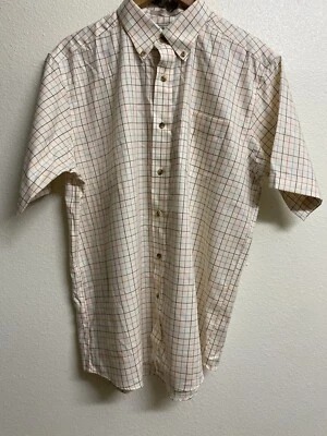 L.L. Bean на пуговицах повседневный коротким рукавом рубашка размер большой - Изображение 1 из 4