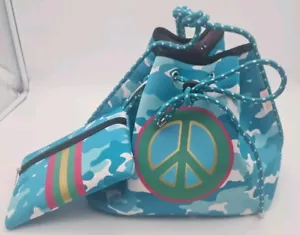 Moo'ilo Neoprentasche Mooilo Tasche camouflage türkis Small UVP 120€ NEU - Bild 1 von 3