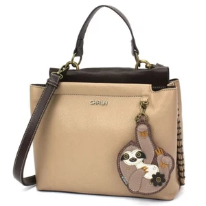 CHALA Charming Satchel SLOTH (Taupe) NWT - Picture 1 of 6