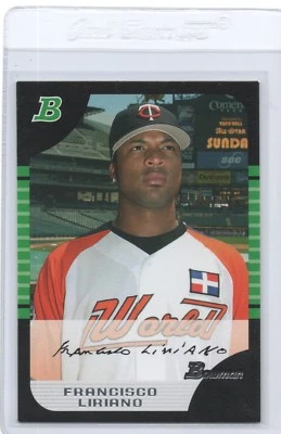 Francisco Liriano 2005 2006 2007 Bowman Draft Foto 1 de 4