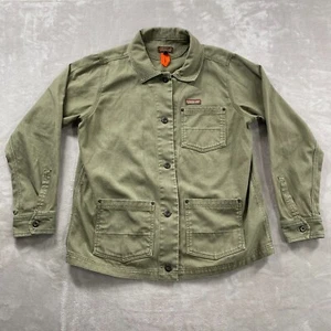 Patagonia Hemp Canvas Chore Coat Womens XL Worn Wear All Seasons Fatigue Green - Picture 1 of 11