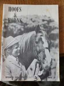 Hoofs and Horns Magazine December 1965 Fair to good condition - Picture 1 of 2