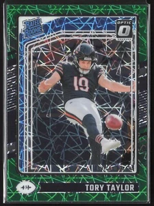 2024 Panini Donruss Optic Tory Taylor Green Velocity Rated Rookie RC Bears #278 - Picture 1 of 2