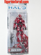 Halo 4 Series 3 Red Spartan Soldier Exclusive Action Figure Video Game McFarlane
