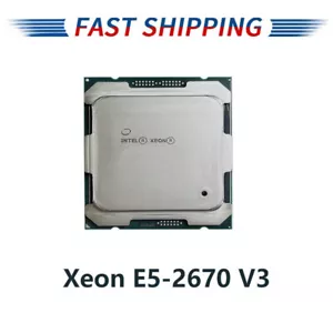 Intel Xeon E5-2670 V3 2.30GHz 12-Cores 24 Threads 9.60GT/S SR1XS LGA 2011-3 120W - Picture 1 of 9