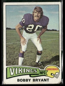 Bobby Bryant 1975 Topps #316 Minnesota Vikings Football Card - Picture 1 of 2