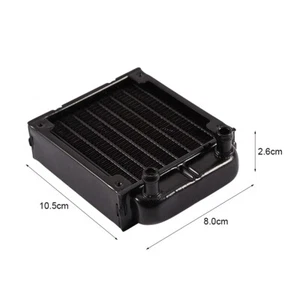 Aluminum Ra/diator Water Cooling Cooler Row 80MM For PC Computer CPU Heat NDE - Photo 1/11