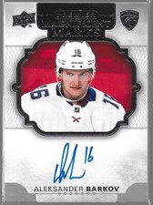 2017-18 Aleksander Barkov UD Premier Hockey Magnificent Marks Autograph Auto