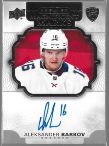 2017-18 Aleksander Barkov UD Premier Hockey Magnificent Marks Autograph Auto
