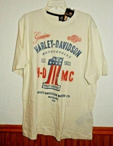 KOSTENLOSER VERSAND NEU MIT ETIKETT "LARGE" Harley Davidson Herren Kurzarm T 96165-16VM - Bild 1 von 5