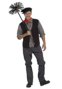 Chimney Sweep Mary Poppins Bert Dick Van Dyke Fancy Dress Up Halloween Costume - Picture 1 of 4