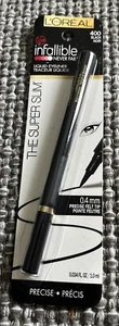 Loreal Infallible The Super Slim Liquid Eyeliner ~ 400 Black Noir - Picture 1 of 1