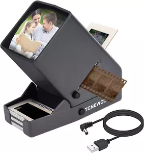 35Mm Slide and Film Viewer, Negative Viewer, Desk Top LED Lighted Illuminated Vi - Picture 1 of 12