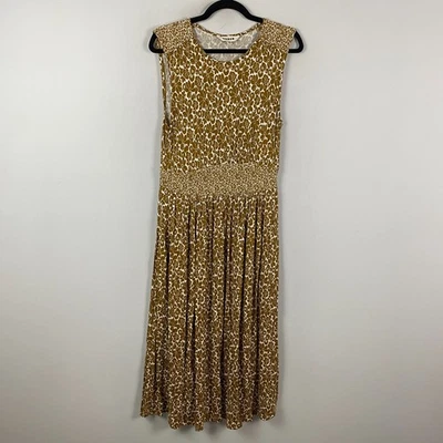 Платье миди Boden Thea без рукавов размер США 8 с коричневыми цветочными карманами - Изображение 1 из 4