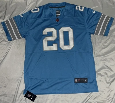 Camiseta Barry Sanders Detroit Lions L nueva cosida Foto 1 de 4