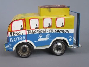 C796 Juguete Chapa de Metal Taxi Arbusto Senegal CRS6 Bus Transporte De L 15.2CM - Imagen 1 de 9