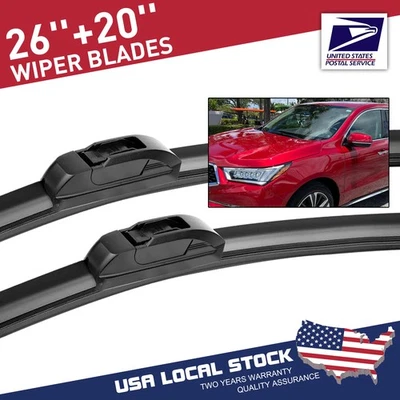 Limpiaparabrisas delantero 26"20" para Chrysler Pacifica 17-24 Voyager 20-24 Foto 1 de 4
