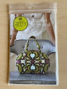 Amy Butler Sophia Carry All Bag 14" Wide x 10" Tall Sewing Pattern UC FF NIP - Picture 1 of 4