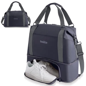 Foldie Travel Bag Expandable, Gym Bag with Shoe Compartment, Workout Bags for... - Picture 1 of 7