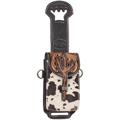 Leather Rear Cinch/Horn Bag- 3 STYLES - Image 1 of 4