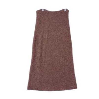 J Jill Merino Wool Maxi Skirt Brown Pull On Style Soft Chic Small - Image 1 of 4