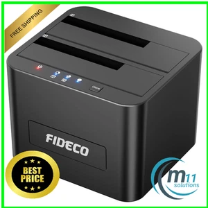 USB3.0 Dualschacht Dockingstation | Offline-Klonen | 24TB - Bild 1 von 8