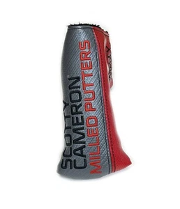 Titleist Scotty Cameron Milled Putters Red/Black/Grey Blade Putter Headcover - Picture 1 of 3