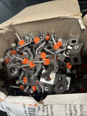 "Conjuntos de clip de techo Ramset SDC125 1-1/4"" pin con clip angular caja parcial 76" Foto 1 de 4