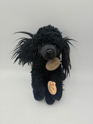 Русский Yomiko Classics плюшевый черный пудель щенок собаки реалистичный животное мягкая игрушка 17» - Изображение 1 из 4