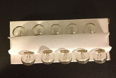 Box of 10 Lincoln 1895 Mini 12V Instrument Panel License Lamps Dash Light Bulbs - Image 1 of 4
