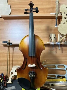 Copia estilo barroco antiguo acabado CANCIÓN maestro violín 4/4, sonido resonante #12720 - Imagen 1 de 5